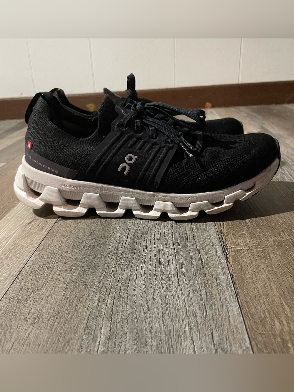 ON CLOUDSWIFT 3 WOMEN'S RUNNING SHOES BLACK SIZE 8.5